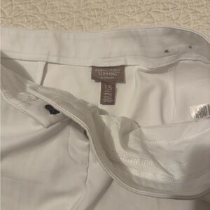 Chico's Elegant Cream Trousers